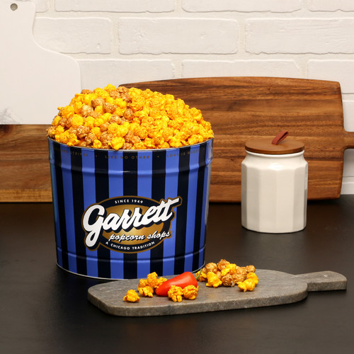 Spicy CheeseCorn and Garrett Mix Family Tin